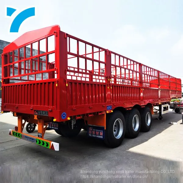 Fence Trailer / Semi Trailer/side Wall Trailer/flat Bed Trailer photo-3
