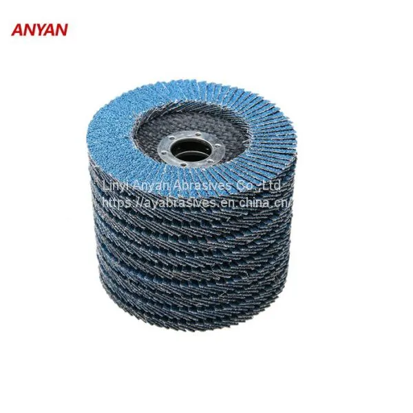 Flap Discs 4.5 Inch 115x22 mm Zirconia Alumina Metal Abrasive Flap Disc photo-5