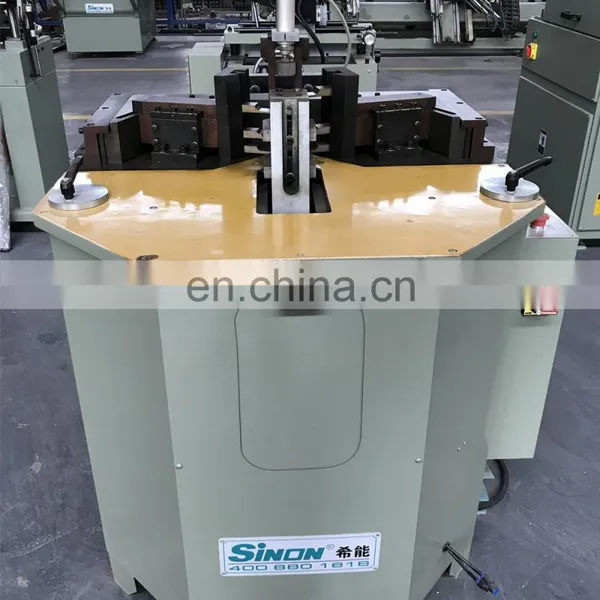 Saudi Arabia Popular Aluminum Window Door Aluminum Profile Crimping Corner Machine photo-3