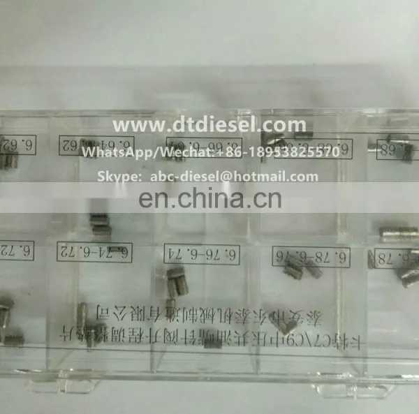 Injector C7 C9 Medium Pressure Nozzle Needle Valve Lift Adjustment Shims 10kidsx5pcs=50pcs photo-4