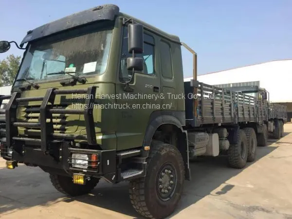 6x6 SINOTRUK HOWO Military Truck Cargo Truck Army Truck for Sale photo-2
