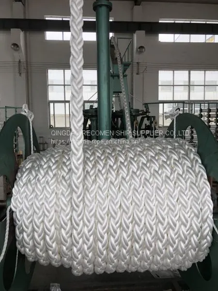 RECOMEN Hot Sale White Twisted Rope pp Twisted Rope 10mm pp Multifilament Twisted Rope