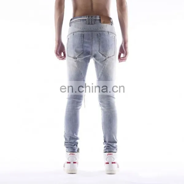 DiZNEW 2019 Manufacturer Street Mens Printed Slim Fit Jeans photo-4