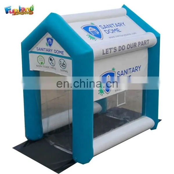 Portable Pop up Decontamination Sterilizer Fog Inflatable Disinfection Tunnel Room With Ultrasonic Humidifier for Wholesale photo-3