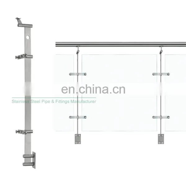 New Arrival Indoor Glass Ss Inox 304 316 Balcony Balustrade Railing System Supplier From China photo-4
