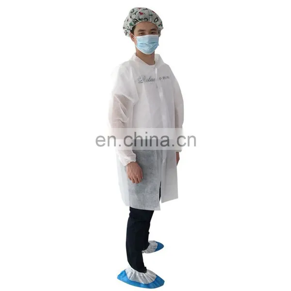 Disposable Kids Lab Coat Unisex White PP Lab Coats For Sale photo-2