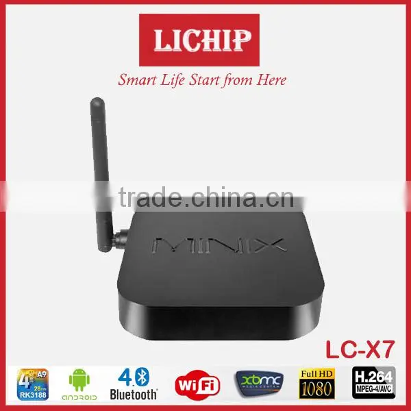Smart Wifi Android 4.2 Bluetooth 4.0 RK3188 1080P LC- X7 TV Box photo-4