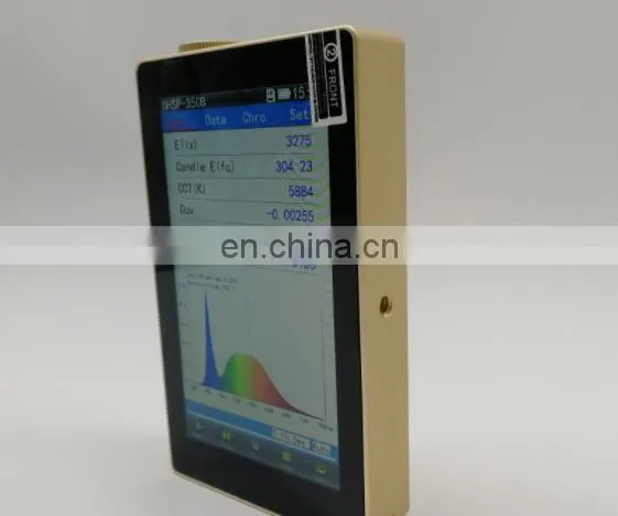 350B 380-780nm Hot Handheld Spectral Illuminance Analyzer Blue Light Tester Spectrometer Red and Blue Ray Irradiance Meter photo-4