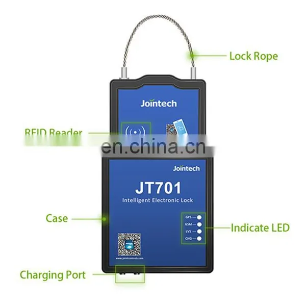 High Security Container GPS Lock Tracker JT701 Support Unlocking via RFID Cards From Jointech photo-2