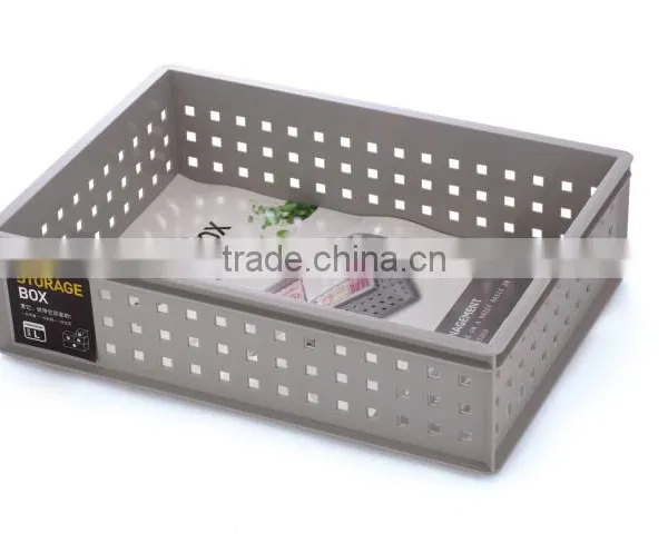 Multi-functional Plastic Stationery Table Storage Box Container Basket photo-2