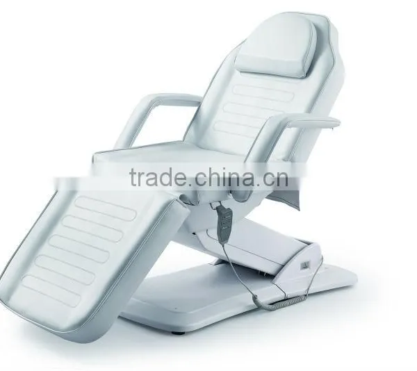 White Salon Furniture Massage Bed With 3 Motors photo-4