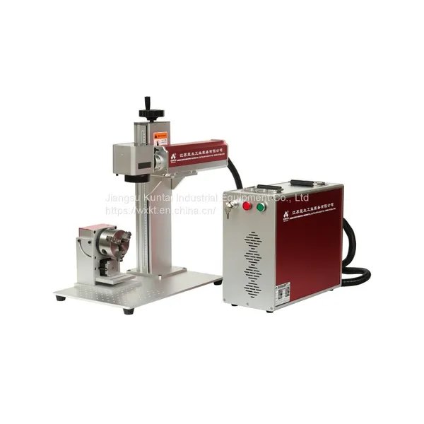 Plastic PVC ABS Laser Marking Engraving Machine Raycus JPT MAX Fiber Laser Source photo-2