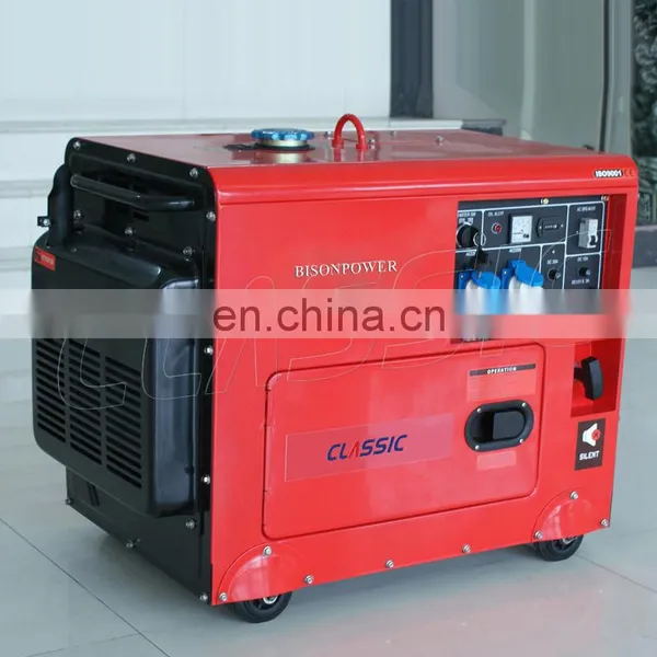 BISON China 5.5Kva Diesel Generator Set 380V 5Kva 3 Phase Super Silent Diesel Generator Price photo-2