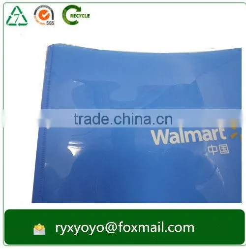 Promotional a4 Size pp Plastic Popper Document Wallet With Back Pocket photo-4