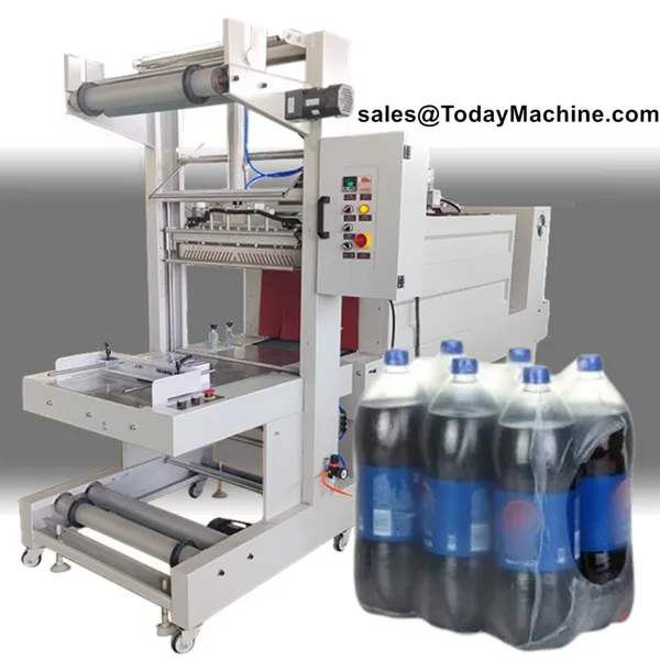 Pe Film Heat Shrink Sleeve Bottle Wrap Sealing Wrapping Machine for Mineral Water Juice