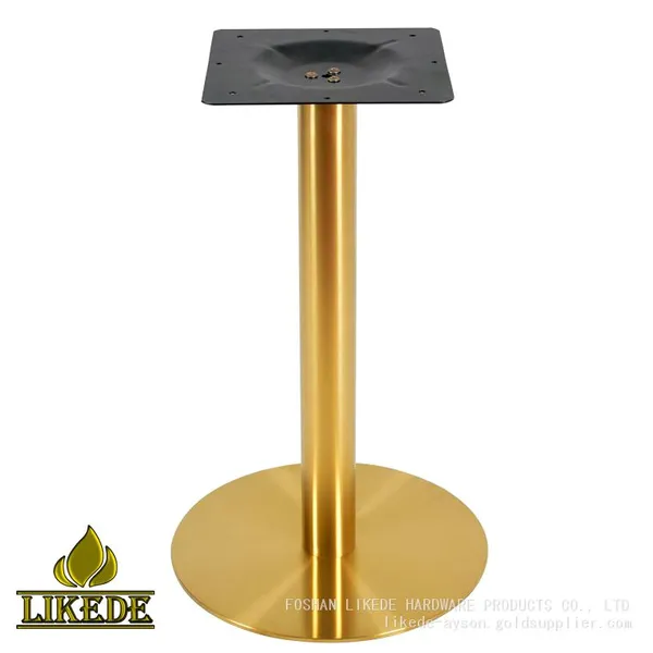 High Quality Brushed Titanium Golden Table Base Stainless Steel Copper Chrome Coffee Table Legs Made of Premium Metal