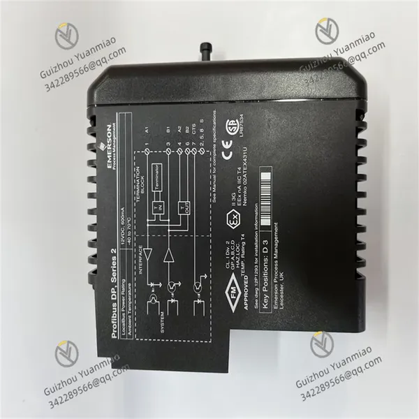 Emerson VE4022 M-series Profibus DP Series 2 Plus Interface Card photo-2