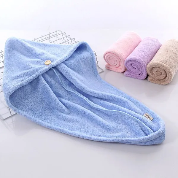 Custom Microfiber Hair Towel Wraps | Coral Fleece Quick Dry Hair Turban Towels Manufacturer photo-2