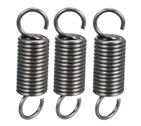 OEM Small Dual Hook Tension Spring Carbon Steel Coil in Elegant Style