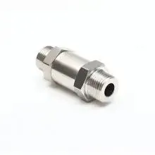 Stainless Steel Double External Thread Check Valve 304 External Thread One-way Valve 2-way 4-way Anti-backflow Valve NPT Pressure-resistant Soft Seal photo-2
