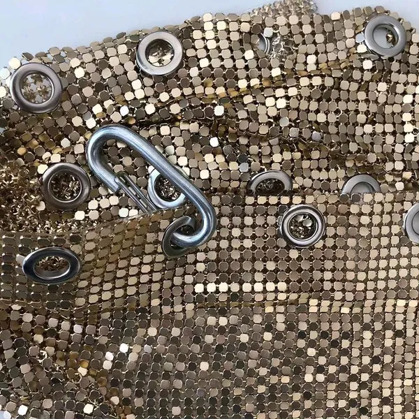 Aluminium Drapery Decorative Wire Mesh for Interior & Exterior Wall Curtains photo-3