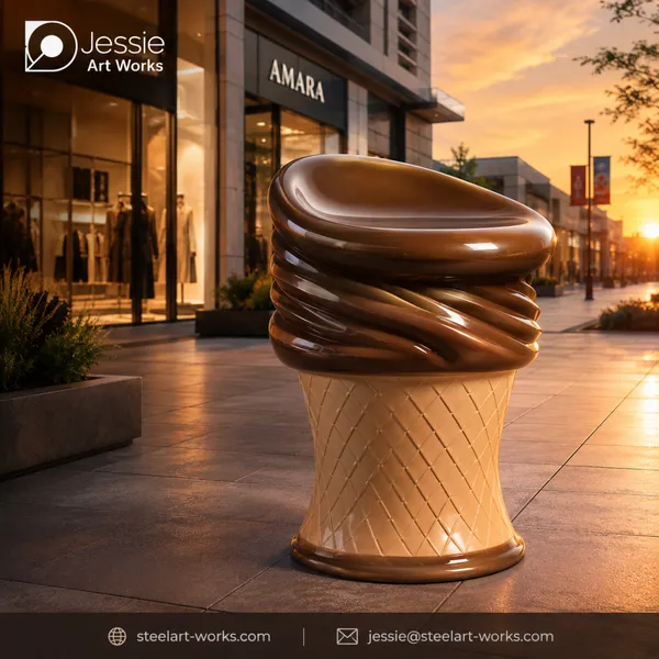 Cup Sculpture Bench