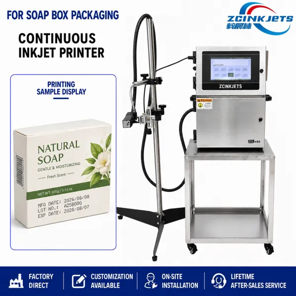 Soap Coding Machine for Bar Soap Wrappers Cartons and Product Identification Printing