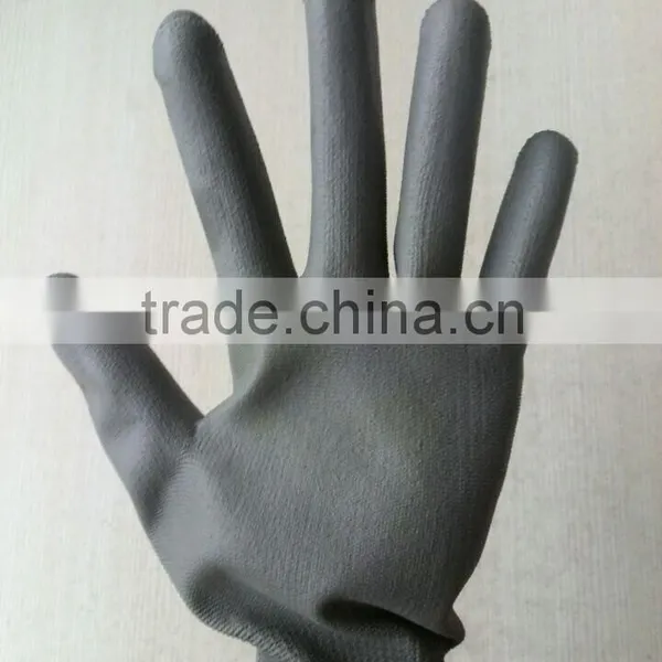 White Nylon Liner pu Coated Gloves En388 photo-2