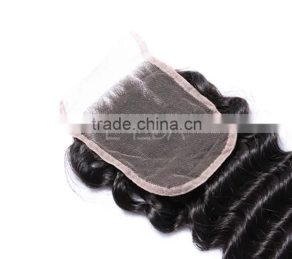 Deep Wave Human Hair Lace Frontal Closure, Deep Wave Hair Brazilian Virgin Supplier's Choice photo-6