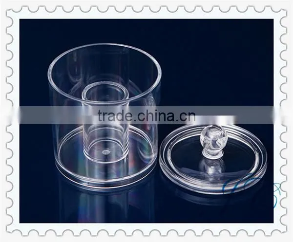Best Sale Fashion Plastic Two Cylinder Acrylic Storage Box With High Quality photo-4