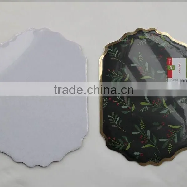 MDF Cork Cup Glass Custom Paper Placemat photo-2