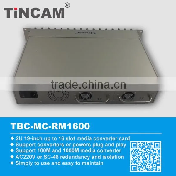2U 16slots Fiber Rack With Dual Power AC220V+AC220V photo-3