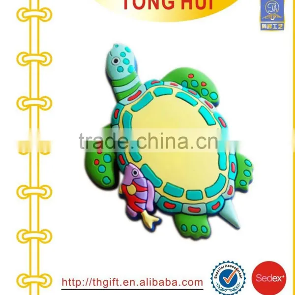 3D PVC Tortoise Keychains for Custom Designs