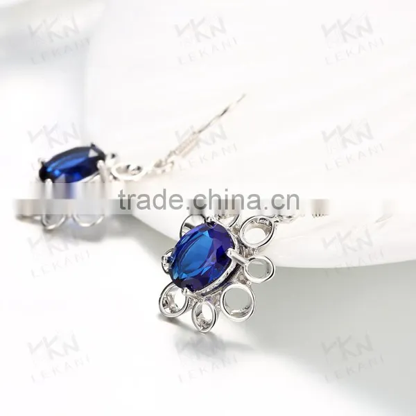Christmas 18K Gold Plated Tourmaline Zircon Earrings Wholesale photo-6