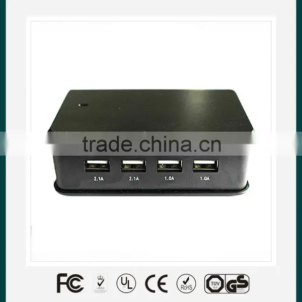 4 Ports Usb Desktop Travel Charger Approved by UL CE FCC Certificates photo-3