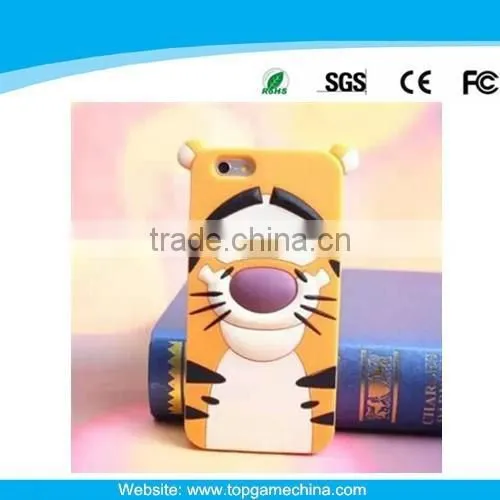 Tiger Animal Silicone Case for 4G/5G/S3/S4/S5/NOTE2/NOTE3/ 6G/6GPLUS Etc photo-5