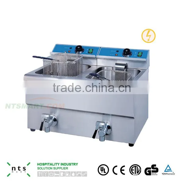 2 Tank Electric Fryer (2 Basket, Couter Top) photo-3