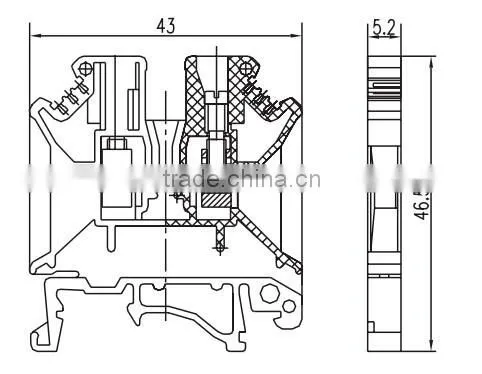 Industrial 800V 24A Wire Terminal Screw Connector photo-6
