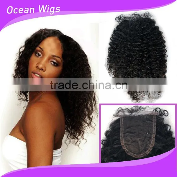 Virgin Indian Kinky Curly Top Closure photo-5