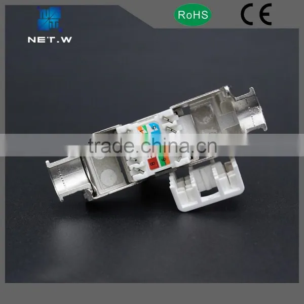 Rj45 Cat6A Keystone Jack, Cat7 Rj45 Modular Jack, Female Keystone Jack photo-5