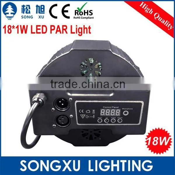 18*1w Flat Par Lighting Professional Rgb dj Led Light for Disco Home Party photo-4