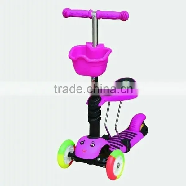 2016 China New Products Original Factory 3 in 1kids Scooter / Kick Scooter With Seat Basket photo-2