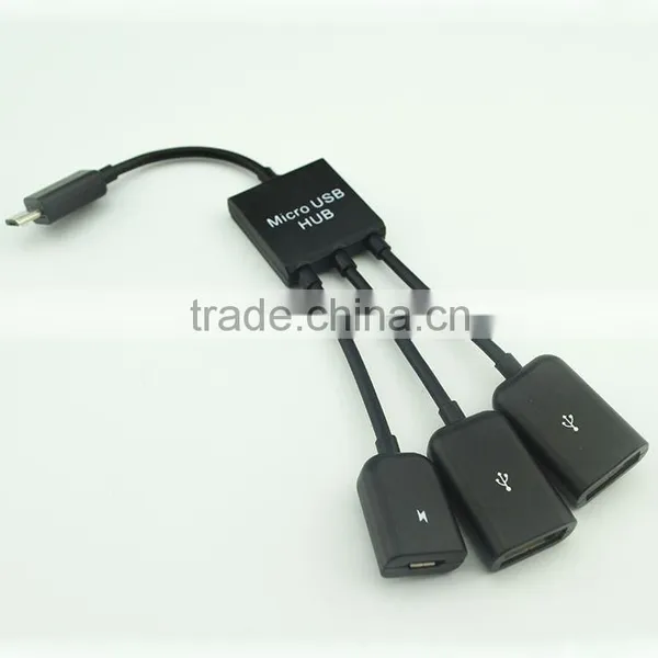 Multifuction Male to Female Micro Usb Hub Cable for Usb Card photo-2