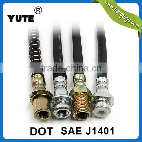 Dot Brake Fluid Brake Hoses Saej1401 Brake Hoses With Metal Fittings