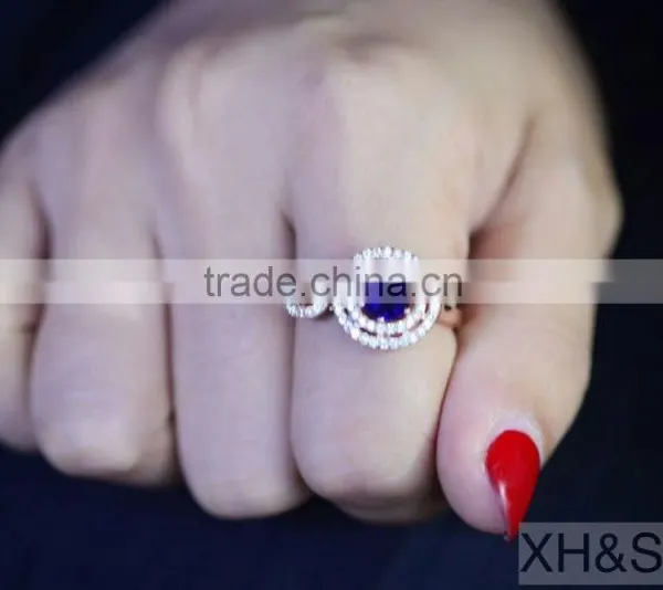 Factory Direct Wholesale Price Silver Rose Plated Smart Ring Jewelry photo-2