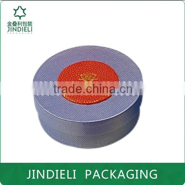 Blue Round Cardboard Food Packaging Box photo-2