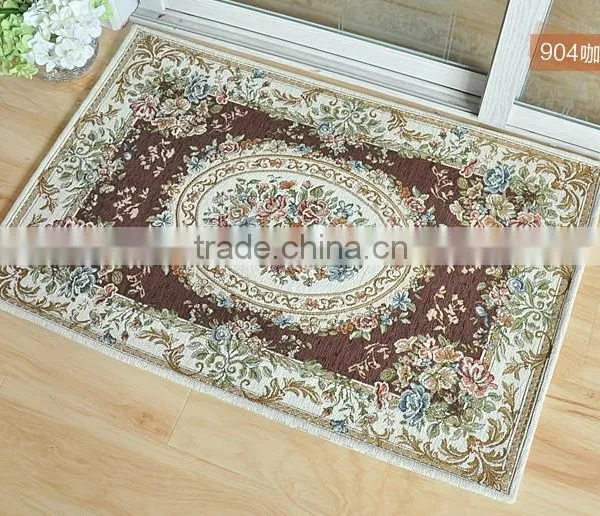 Hot Sale Chenille Acrylic Jacquard Floor Carpets Bedroom Carpets photo-4