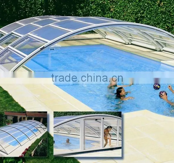 Outdoor Big Size Clear Skylight Swimming Pool Cover For Hotel photo-6