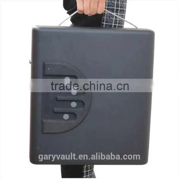 Wholesale- MD550 Micro Vault Digital Code Jewelry Car Handgun Pistol Portable A4 File Security Storage Steel Mini Safe Box photo-2