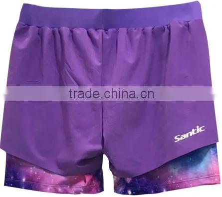 Santic Woman Custom Running Wear OEM Service Running Short photo-2